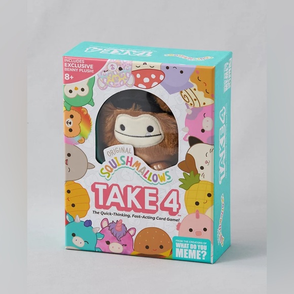 Exclusive Squishmallows “Take 4” Family Fun | Board / Card Game - Picture 1 of 12